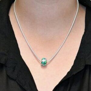 Maile Opal Charm